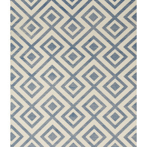 Fiorentina Blue/Ivory by Lee Jofa Wallcovering