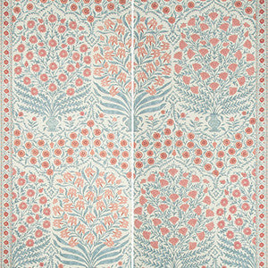 Sameera Paper Red/Blue by Lee Jofa Wallcovering