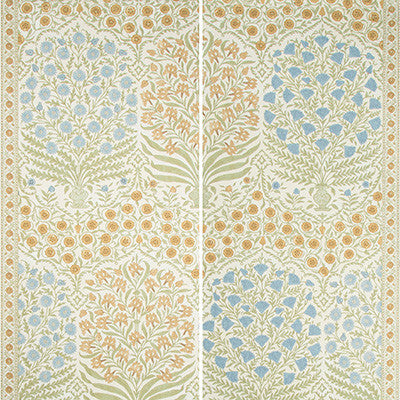 Sameera Paper Sapphire/Gold by Lee Jofa Wallcovering