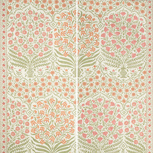 Sameera Paper Spice/Berry by Lee Jofa Wallcovering