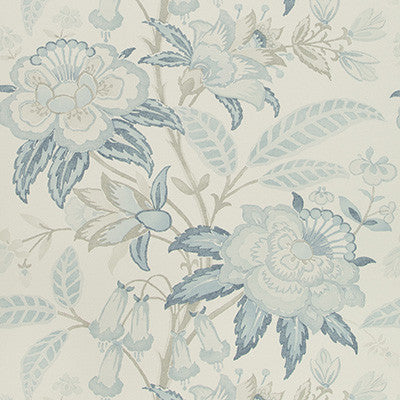 Davenport Paper Frost Blue by Lee Jofa Wallcovering