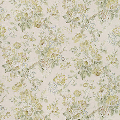 Garden Roses Wp Lime/Leaf by Lee Jofa Wallcovering