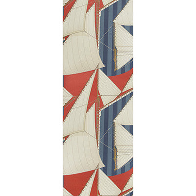 St Tropez Wp Red/Blue by Lee Jofa Wallcovering