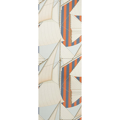 St Tropez Wp Slate/Spice by Lee Jofa Wallcovering