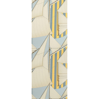 St Tropez Wp Blue/Yellow by Lee Jofa Wallcovering