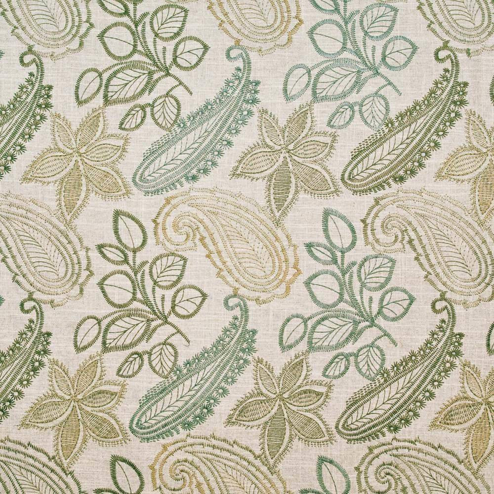 Padonia Paisley River Rock by Kasmir Fabric 1398 CHINA 12,000 Wyzenbeek Double Rubs H: 26 inches, V:15 6/8 inches 54 - Fabric Carolina - Kasmir