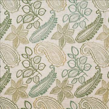 Padonia Paisley River Rock by Kasmir Fabric 1398 55% Linen 45% Viscose CHINA 12,000 Wyzenbeek Double Rubs H: 26 inches, V: 15 6/8 inches 54 - Fabric Carolina - Kasmir