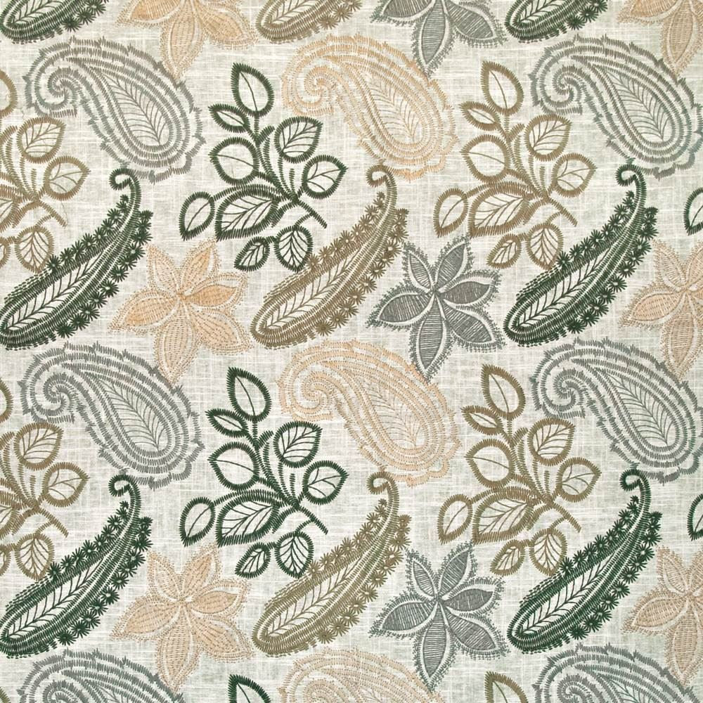 Padonia Paisley Terrazzo by Kasmir Fabric 1396 55% Linen
45% Viscose
 CHINA </p><p>Repeat: Horizontal: 26 inches and Vertical: 15 6/8 inches 54 - Fabric Carolina -