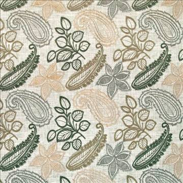Padonia Paisley Terrazzo by Kasmir Fabric 1396 55% Linen 45% Viscose CHINA 12,000 Wyzenbeek Double Rubs H: 26 inches, V: 15 6/8 inches 54 - Fabric Carolina - Kasmir