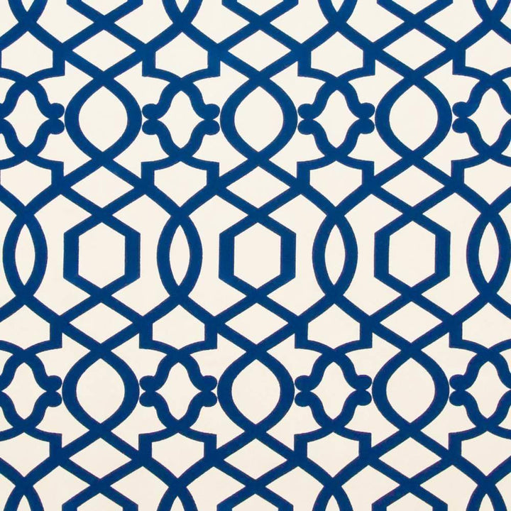 Padonia Trellis Aegean by Kasmir Fabric 1401 CHINA 51,000 Wyzenbeek Double Rubs H: 6 6/8 inches, V:12 5/8 inches 54 - Fabric Carolina - Kasmir