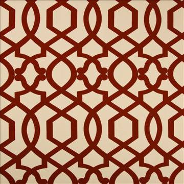 Padonia Trellis Amaryllis by Kasmir Fabric 1400 100% Cotton CHINA 51,000 Wyzenbeek Double Rubs H: 6 6/8 inches, V: 12 5/8 inches 54 - Fabric Carolina - Kasmir