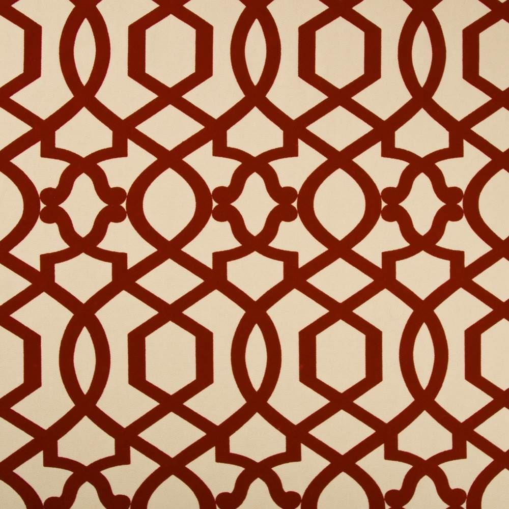 Padonia Trellis Amaryllis by Kasmir Fabric 1400 100% Cotton
 CHINA 51,000 Wyzenbeek Double Rubs </p><p>Repeat: Horizontal: 6 6/8 inches and Vertical: 12 5/8 inches 54 - Fabric Carolina -