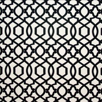 Padonia Trellis Domino by Kasmir Fabric 1399 100% Cotton CHINA 51,000 Wyzenbeek Double Rubs H: 6 6/8 inches, V: 12 5/8 inches 54 - Fabric Carolina - Kasmir
