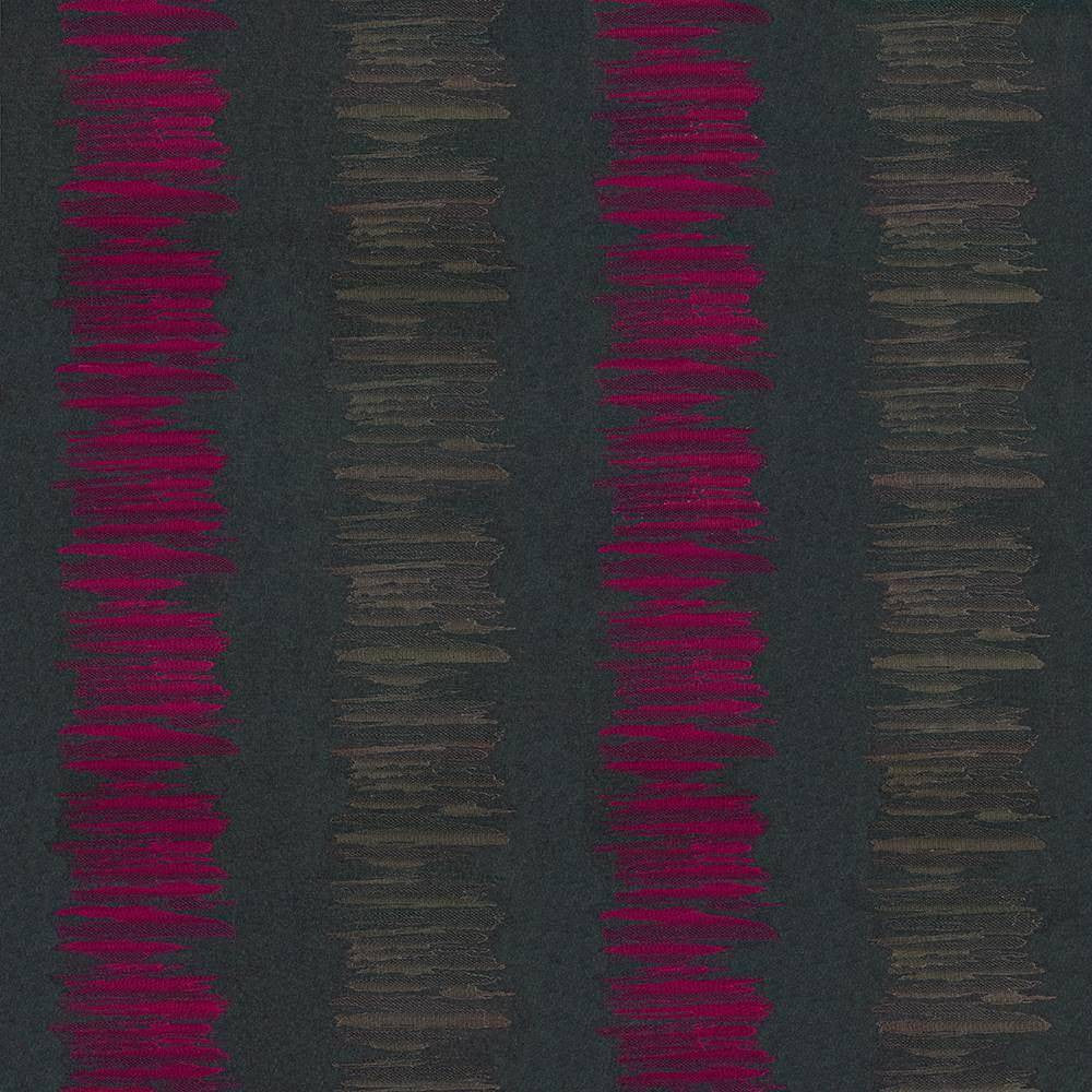 Painterly Stripe Magenta by Kasmir Fabric 1429 INDIA Not Tested H: 25 5/8 inches, V:9 3/8 inches 56 - Fabric Carolina - Kasmir