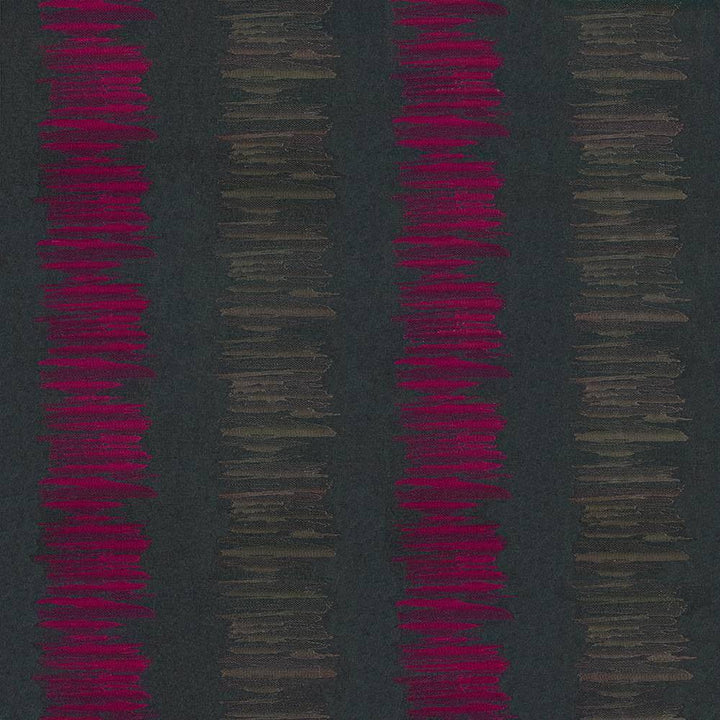 Painterly Stripe Magenta by Kasmir Fabric 1429 INDIA Not Tested H: 25 5/8 inches, V:9 3/8 inches 56 - Fabric Carolina - Kasmir