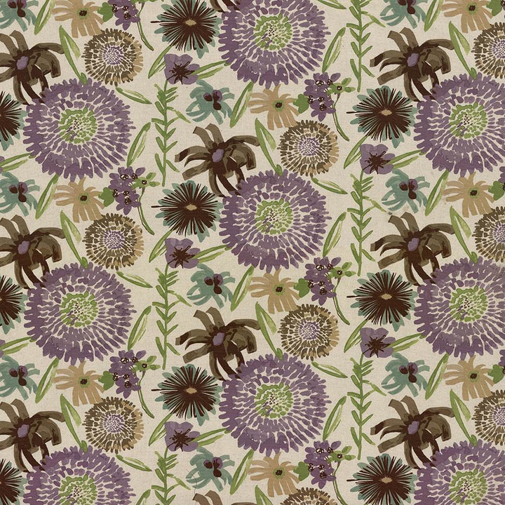 Painterly Garden Thistle by Kasmir Fabric 5080 50% Cotton
50% Linen
 CHINA </p><p>Repeat: Horizontal: 27 inches and Vertical: 13 4/8 inches 54 - Fabric Carolina -