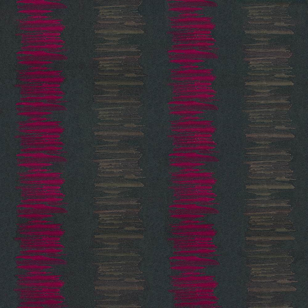 Painterly Stripe Magenta by Kasmir Fabric 1429 100% Polyester
Embroidery
100% Polyester
 INDIA </p><p>Repeat: Horizontal: 25 5/8 inches and Vertical: 9 3/8 inches 52 - Fabric Carolina -