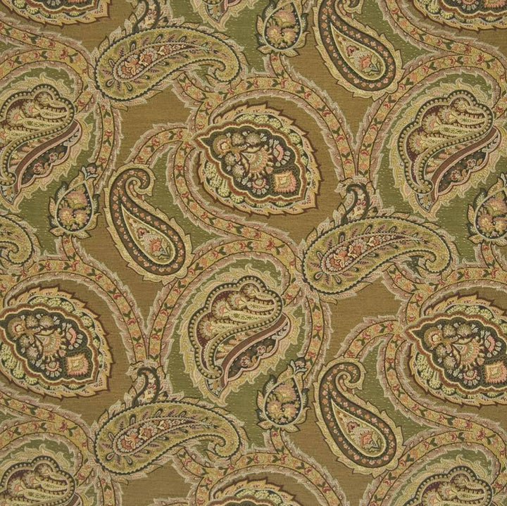 Paisley Oregano by Kasmir Fabric 1389 CHINA 9,000 Wyzenbeek Double Rubs H: 28 inches, V:25 inches 54 - 55 - Fabric Carolina - Kasmir
