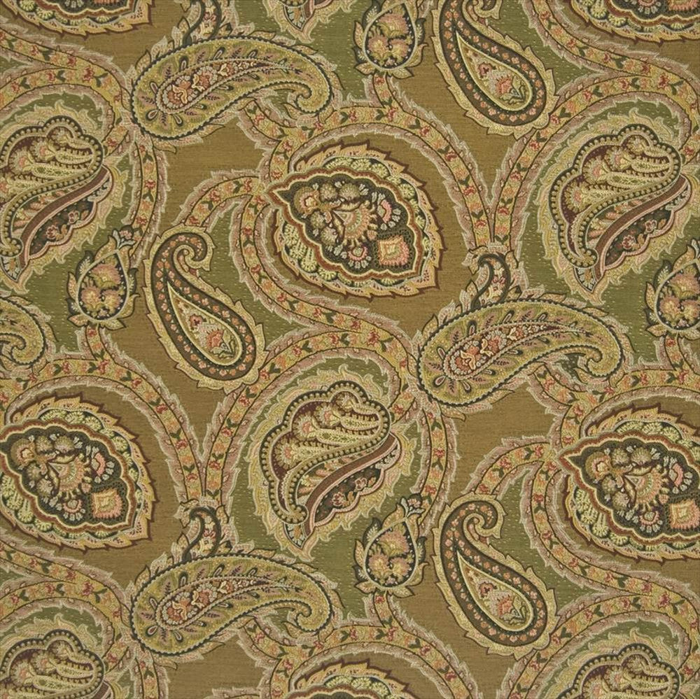 Paisley Oregano by Kasmir Fabric 1389 67% Polyester
33% Viscose
 CHINA 9,000 Wyzenbeek Double Rubs </p><p>Repeat: Horizontal: 28 inches and Vertical: 25 inches 54 - Fabric Carolina -