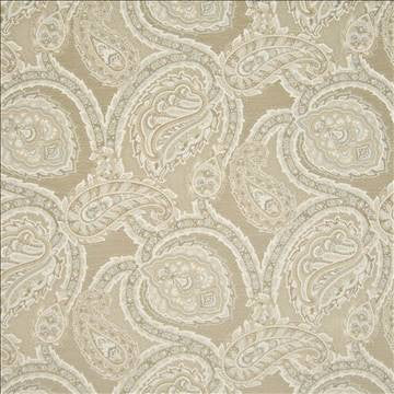 Paisley Sandstone by Kasmir Fabric 1389 67% Polyester 33% Viscose CHINA 9,000 Wyzenbeek Double Rubs H: 28 inches, V: 25 inches 54 - 55 - Fabric Carolina - Kasmir