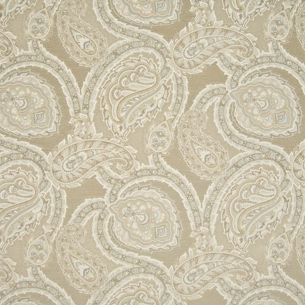 Paisley Sandstone by Kasmir Fabric 1389 67% Polyester
33% Viscose
 CHINA </p><p>Repeat: Horizontal: 28 inches and Vertical: 25 inches 54 - 55 - Fabric Carolina -