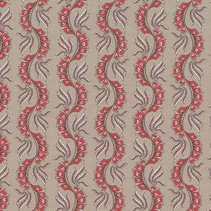 Paisley Scallop Pomegranate by Kasmir Fabric