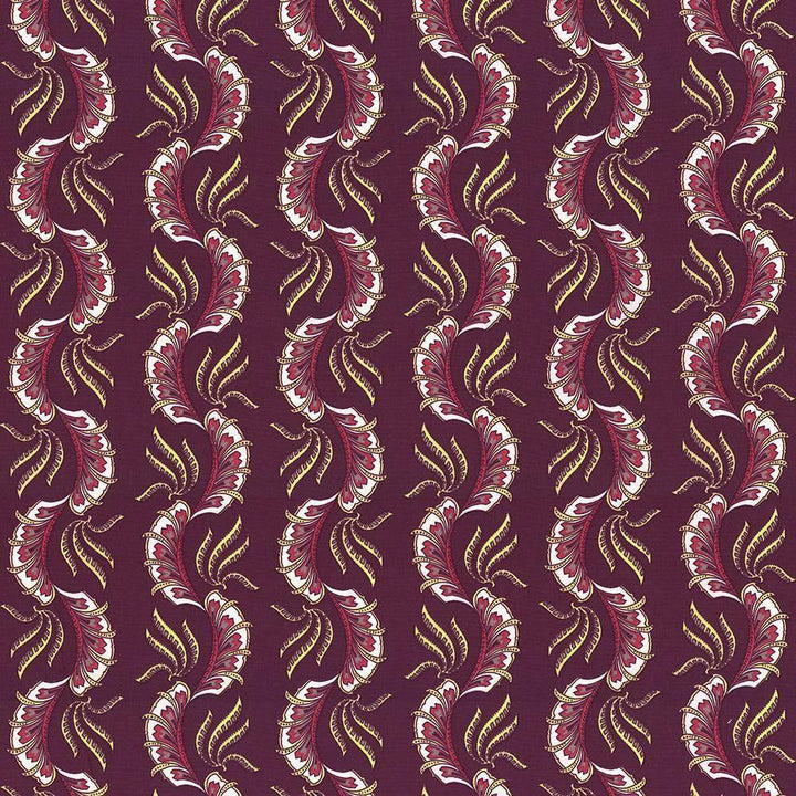 Paisley Scallop Tutti Frutti by Kasmir Fabric 1427 TURKEY Not Tested H: 9 1/8 inches, V:6 3/8 inches 55 - Fabric Carolina - Kasmir