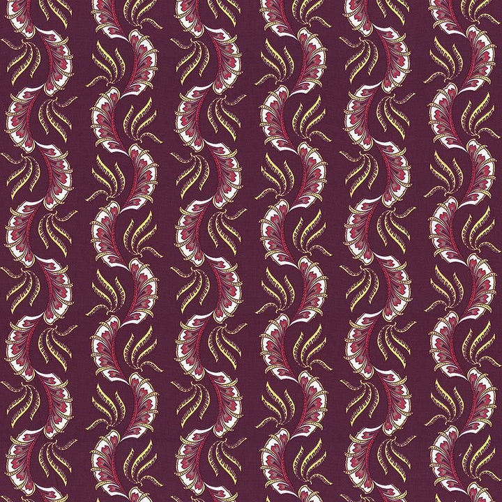 Paisley Scallop Tutti Frutti by Kasmir Fabric 1427 100% Cotton
 TURKEY </p><p>Repeat: Horizontal: 9 1/8 inches and Vertical: 6 3/8 inches 55 - Fabric Carolina -