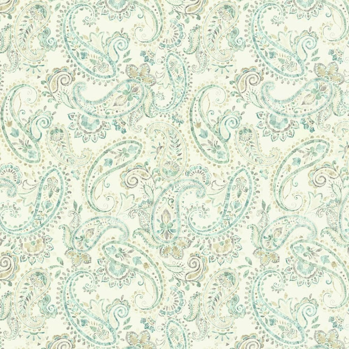 Paisley Play Seamist by Kasmir Fabric 5135 100% Cotton
 SPAIN </p><p>Repeat: Horizontal: 27 inches and Vertical: 37 7/8 inches 54 - Fabric Carolina -
