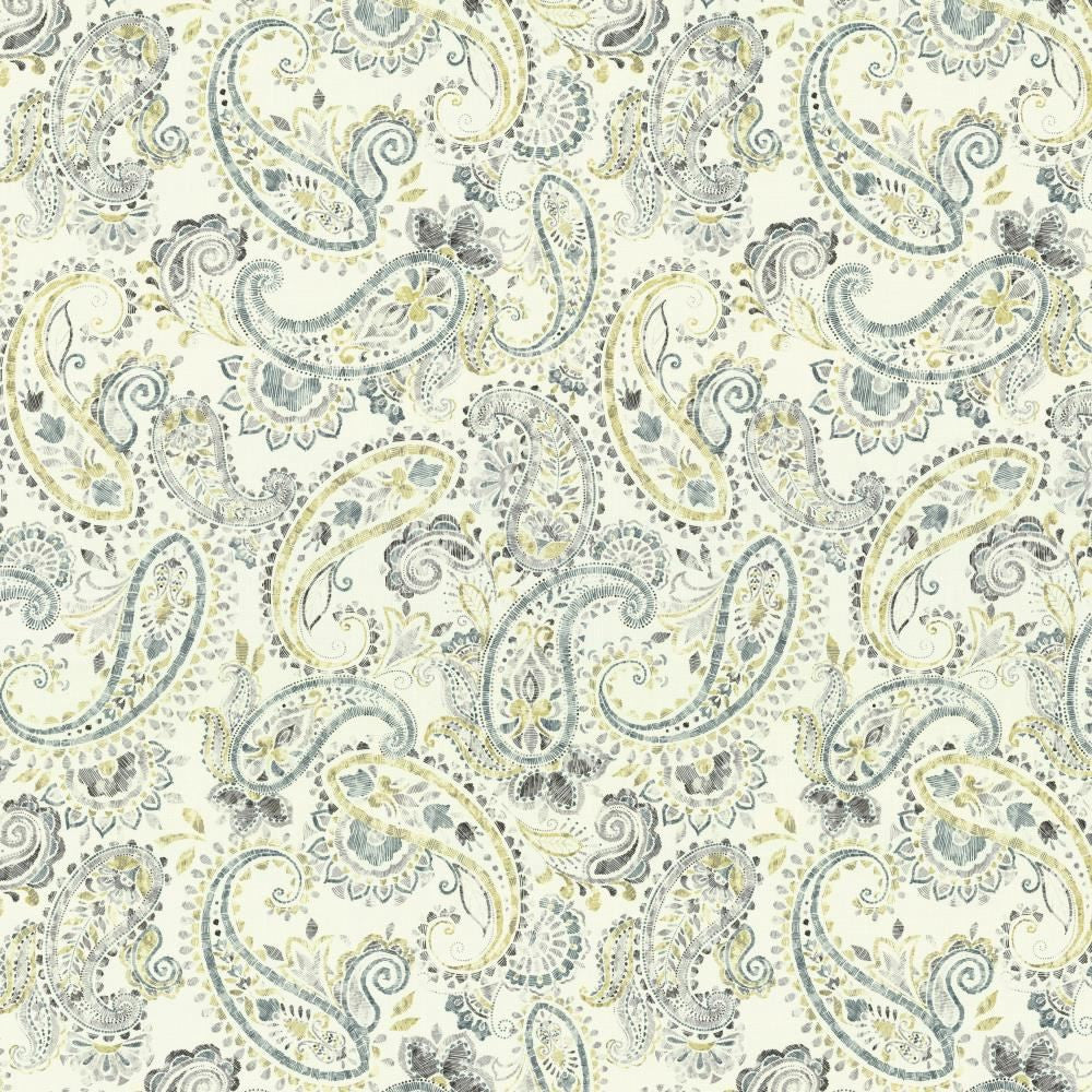 Paisley Play Surf by Kasmir Fabric 5135 100% Cotton
 SPAIN </p><p>Repeat: Horizontal: 27 inches and Vertical: 37 7/8 inches 54 - Fabric Carolina -
