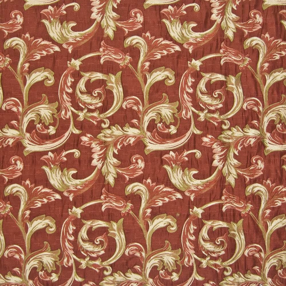 Palais Royale Rouge by Kasmir Fabric 1389 100% Polyester
 CHINA </p><p>Repeat: Horizontal: 14 3/8 inches and Vertical: 17 inches 58 - Fabric Carolina -