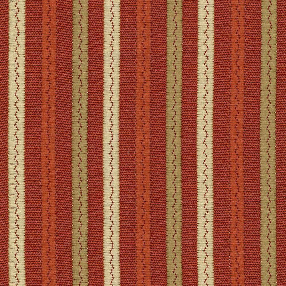 Palais Stripe Rouge by Kasmir Fabric 1389 CHINA 25,000 Wyzenbeek Double Rubs H: 1 7/8 inches, V:N/A 58 - Fabric Carolina - Kasmir