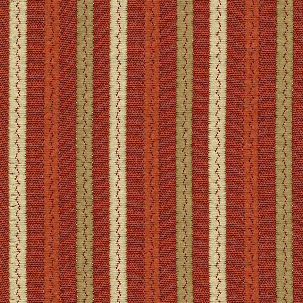 Palais Stripe Rouge by Kasmir Fabric 1389 100% Polyester CHINA 25,000 Wyzenbeek Double Rubs Horizontal: 1 7/8 inches and Vertical: 0 Inches 58 - Fabric Carolina -