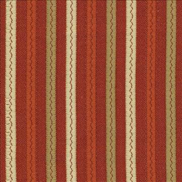 Palais Stripe Rouge by Kasmir Fabric 1389 100% Polyester CHINA 25,000 Wyzenbeek Double Rubs H: 1 7/8 inches, V: N/A 58 - Fabric Carolina - Kasmir