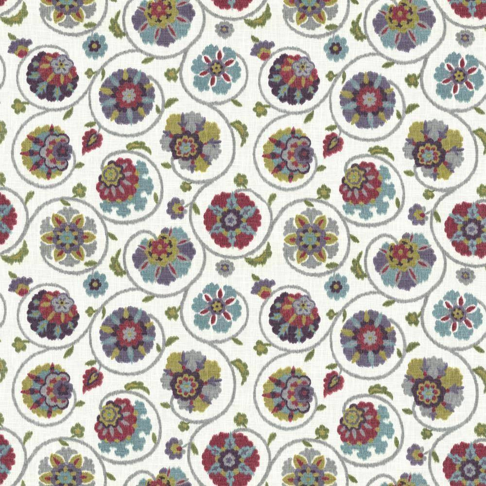 Palampore Garden Summer Day by Kasmir Fabric 5064 USA 15,000 Wyzenbeek Double Rubs H: 27 inches, V:27 inches 54 - Fabric Carolina - Kasmir