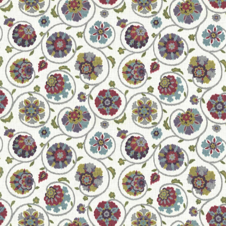 Palampore Garden Summer Day by Kasmir Fabric 5064 100% Cotton
 USA </p><p>Repeat: Horizontal: 27 inches and Vertical: 27 inches 54 - Fabric Carolina -