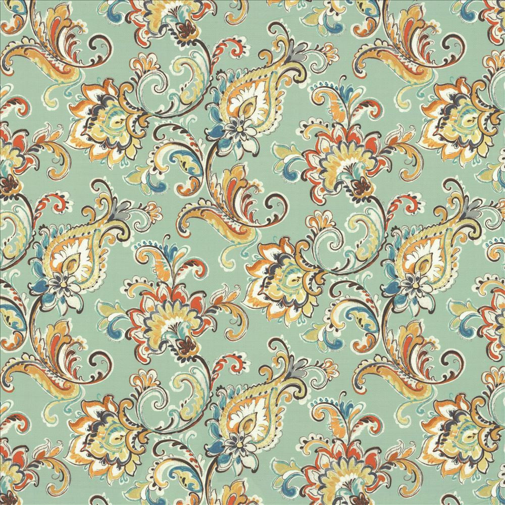 Palawan Deco Blue by Kasmir Fabric 1464 100% Cotton
 TURKEY 30,000 Wyzenbeek Double Rubs </p><p>Repeat: Horizontal: 27 4/8 inches and Vertical: 25 inches 54 - Fabric Carolina -