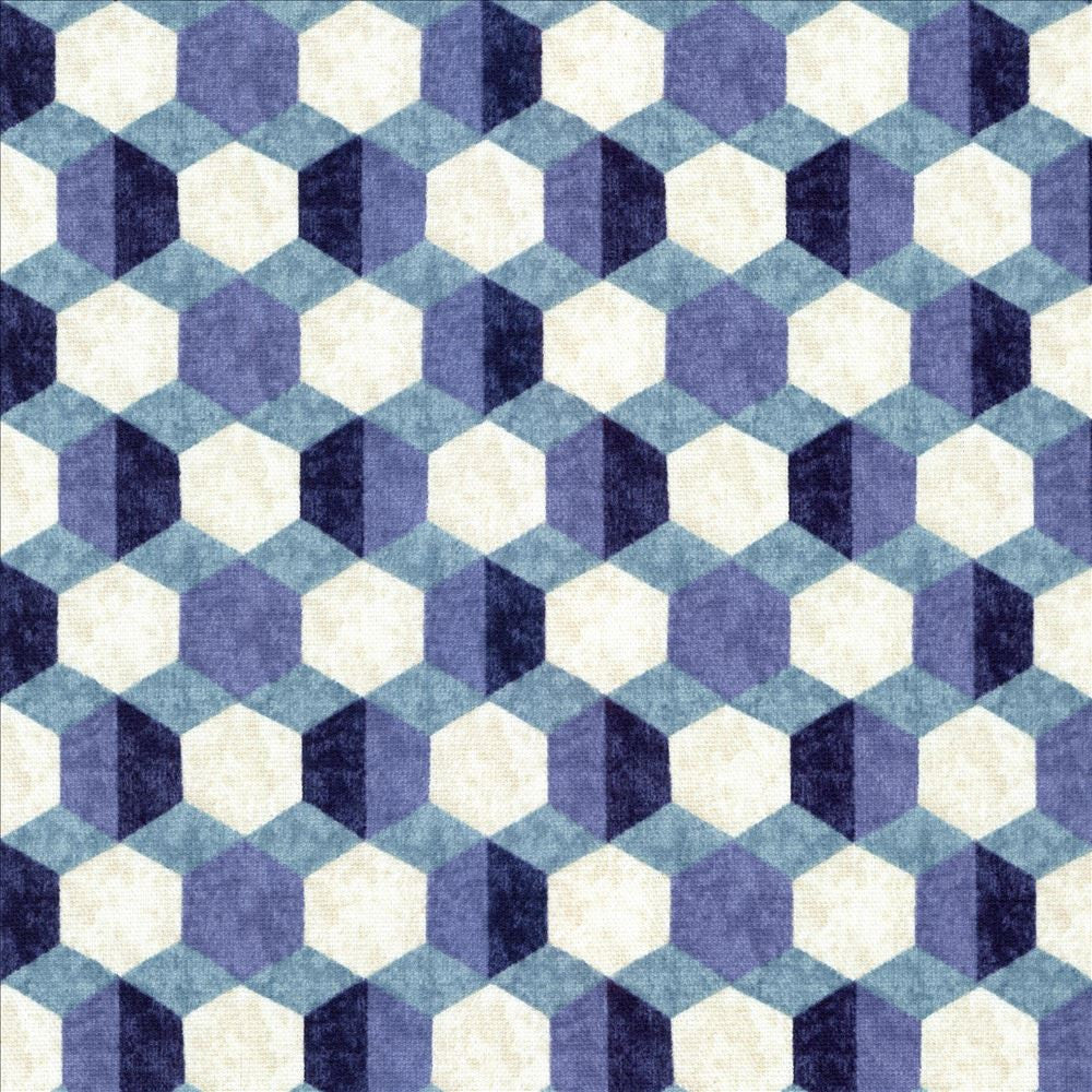 Palazzo Porcelain by Kasmir Fabric 5088 100% Cotton CHINA 51,000 Wyzenbeek Double Rubs Horizontal: 4 4/8 inches and Vertical: 2 5/8 inches 54 - Fabric Carolina -
