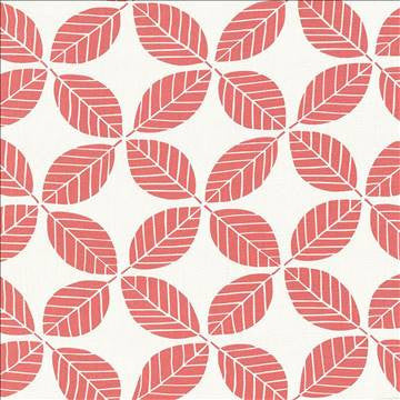 Palm Frond Grapefruit by Kasmir Fabric 1418 100% Linen CHINA 15,000 Wyzenbeek Double Rubs H: 13 4/8 inches, V: 12 5/8 inches 54 - Fabric Carolina - Kasmir