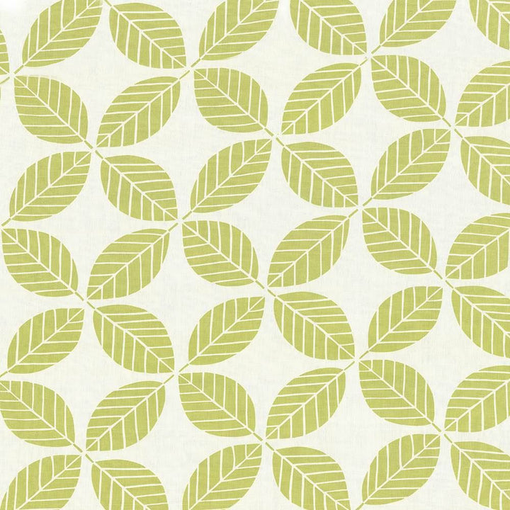 Palm Frond Kiwi by Kasmir Fabric 1420 100% Linen CHINA 15,000 Wyzenbeek Double Rubs Horizontal: 13 4/8 inches and Vertical: 12 5/8 inches 54 - Fabric Carolina -