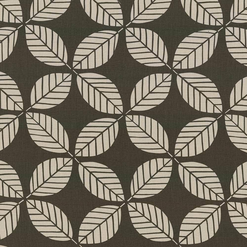 Palm Frond Mocha by Kasmir Fabric 1416 CHINA 15,000 Wyzenbeek Double Rubs H: 13 4/8 inches, V:12 5/8 inches 54 - Fabric Carolina - Kasmir