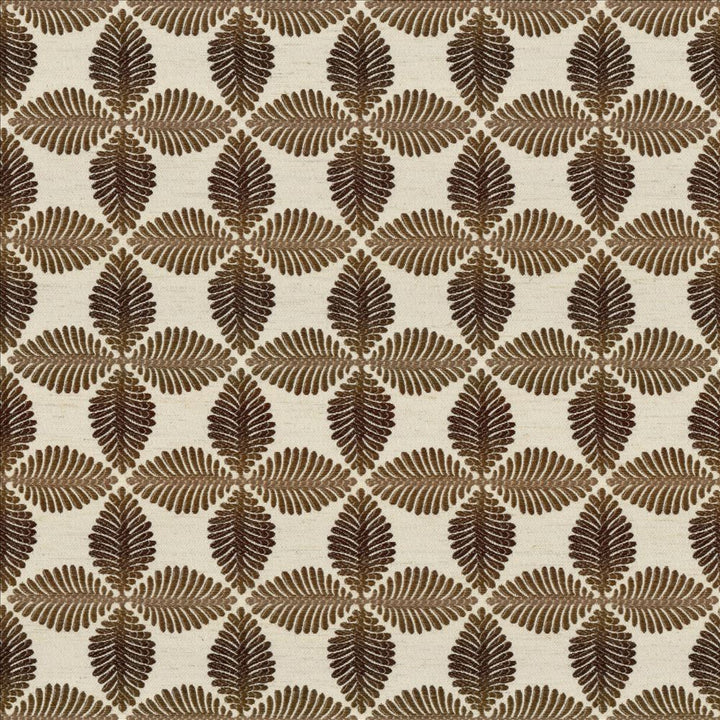 Palm Grove Bronze by Kasmir Fabric 5084 92% Polyester 8% Linen CHINA 15,000 Wyzenbeek Double Rubs Horizontal: 5 inches and Vertical: 4 7/8 inches 54 - Fabric Carolina -