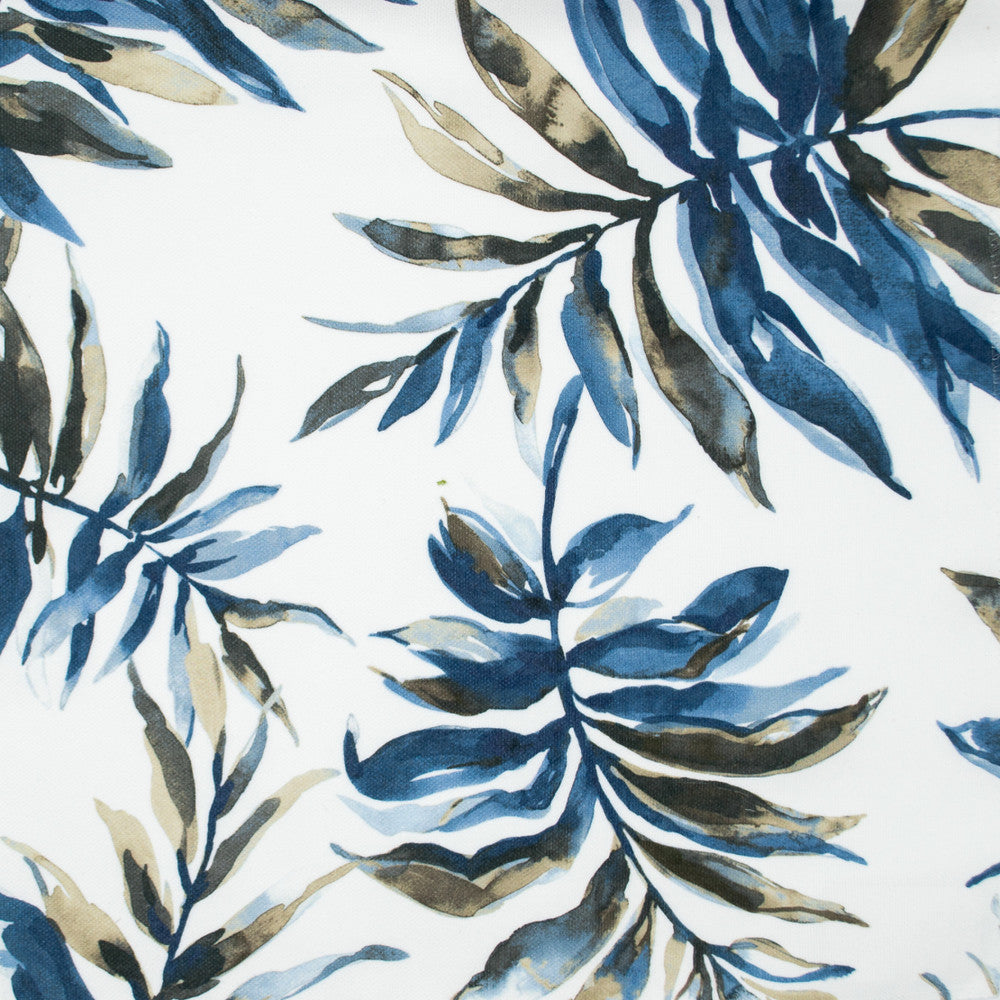 Palmera Nocturne Blue by Europatex Fabric Palmera 100% Polyester 31.8" H, 15.35" V 59.00 inches - Fabric Carolina -