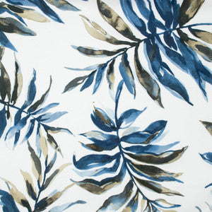 Palmera Nocturne Blue by Europatex Fabric