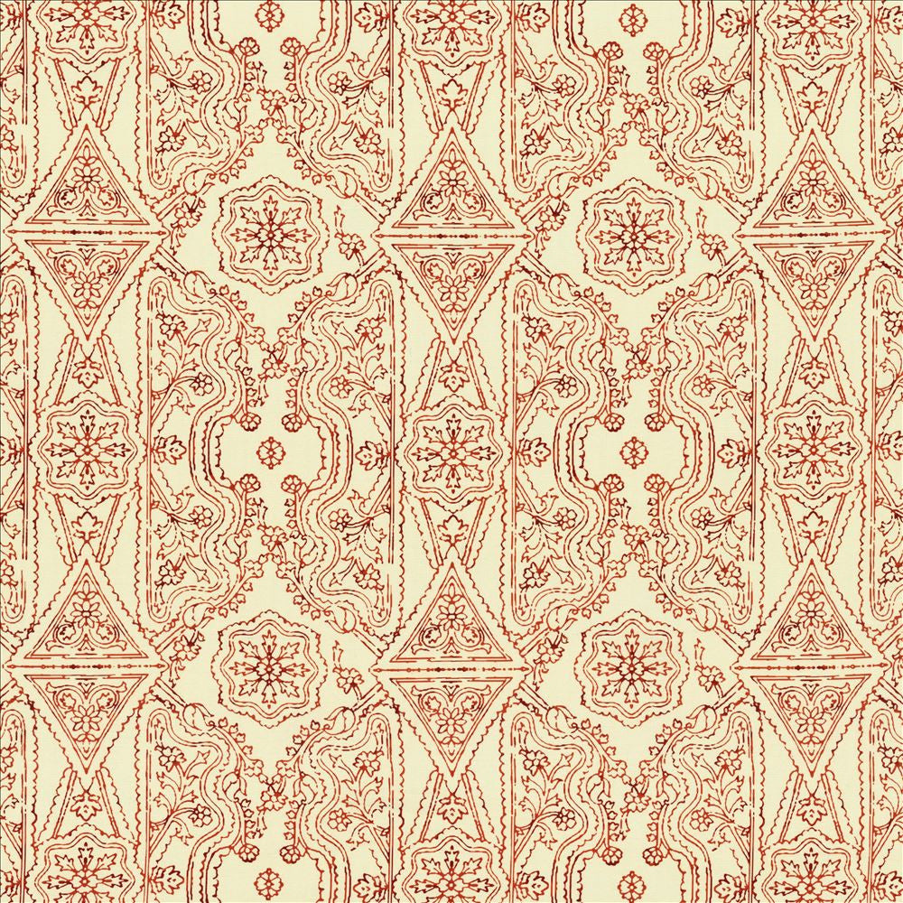 Panwar Burnt Orange by Kasmir Fabric 5155 55% Linen 45% Cotton CHINA 15,000 Wyzenbeek Double Rubs Horizontal: 13 5/8 inches and Vertical: 17 inches 54 - Fabric Carolina -