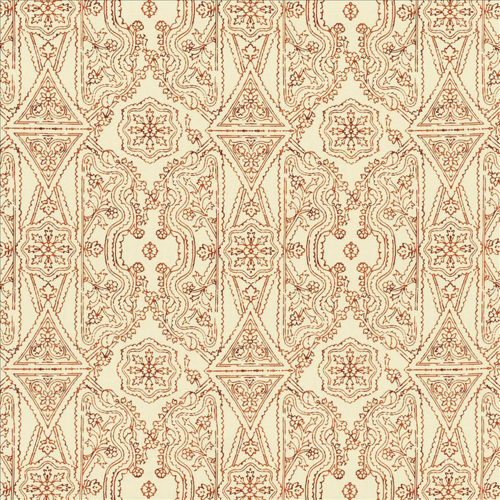 Panwar Burnt Orange  by Kasmir Fabric See sample 55% Linen
45% Cotton
 CHINA 15,000 Wyzenbeek Double Rubs </p><p>Repeat: Horizontal: 13 5/8 inches and Vertical: 17 inches 54  - Fabric Carolina -