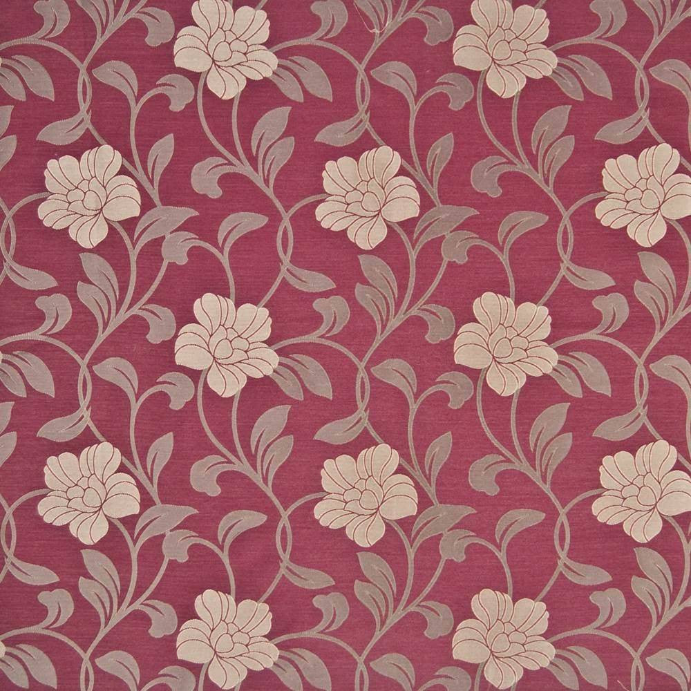 Paoletti Bordeaux by Kasmir Fabric 1384 INDIA 8,000 Martindale Cycles H: 13 7/8 inches, V:14 7/8 inches 55 - Fabric Carolina - Kasmir