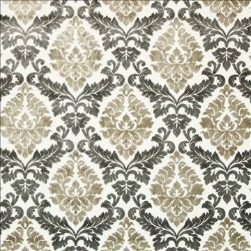Paoli Damask Sable by Kasmir Fabric 1396 43% Viscose 42% Cotton 15% Polyester INDIA 55,000 Martindale Cycles H: 14 5/8 inches, V: 18 1/8 inches 55 - 60 - Fabric Carolina - Kasmir