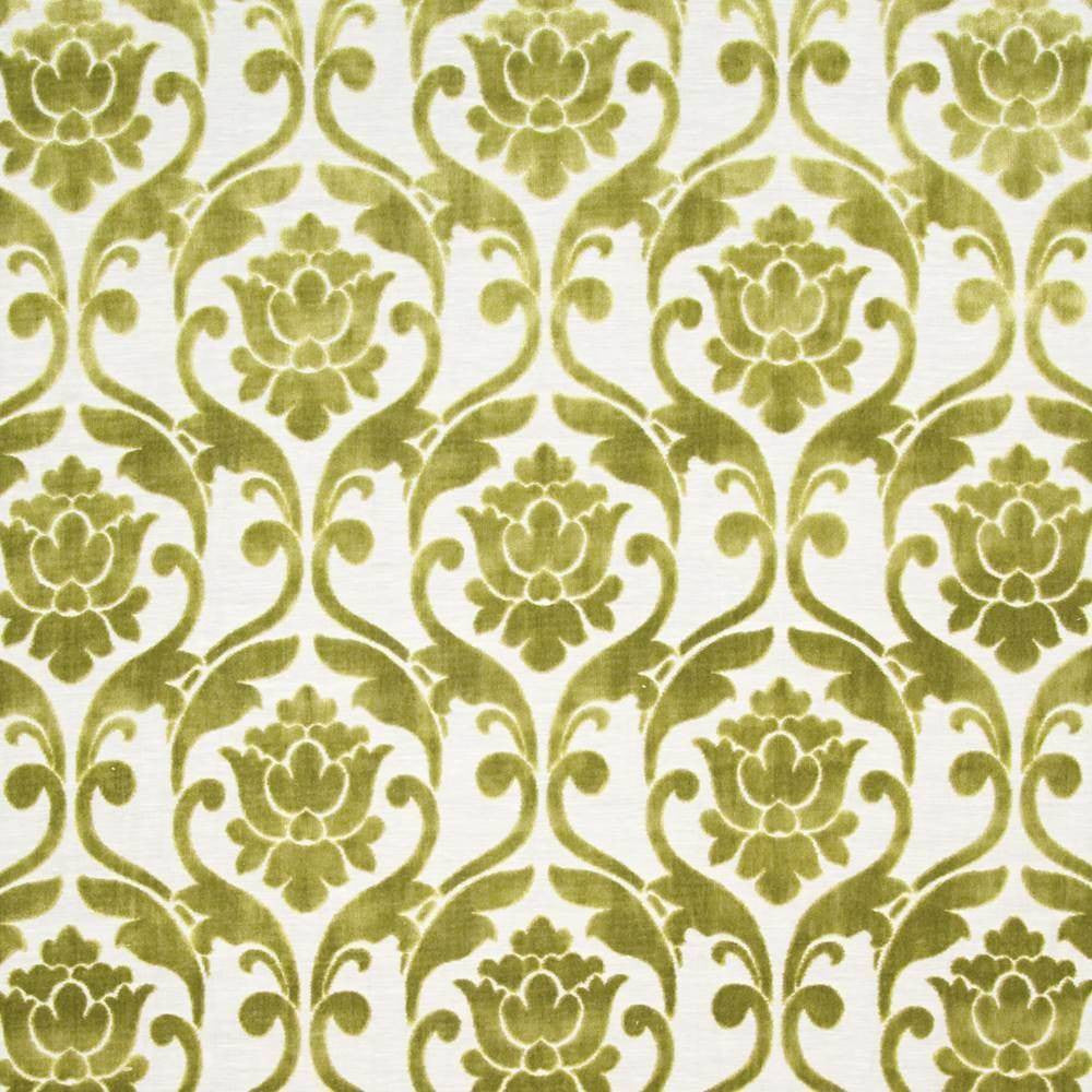 Paoli Pistachio by Kasmir Fabric 1398 INDIA 50,000 Martindale Cycles H: 13 5/8 inches, V:14 6/8 inches 55 - 60 - Fabric Carolina - Kasmir