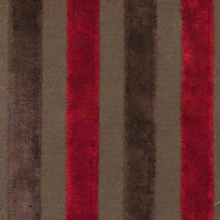 Paoli Stripe Redwood by Kasmir Fabric 1397 INDIA 50,000 Martindale Cycles H: 3 inches, V:N/A 55 - 60 - Fabric Carolina - Kasmir